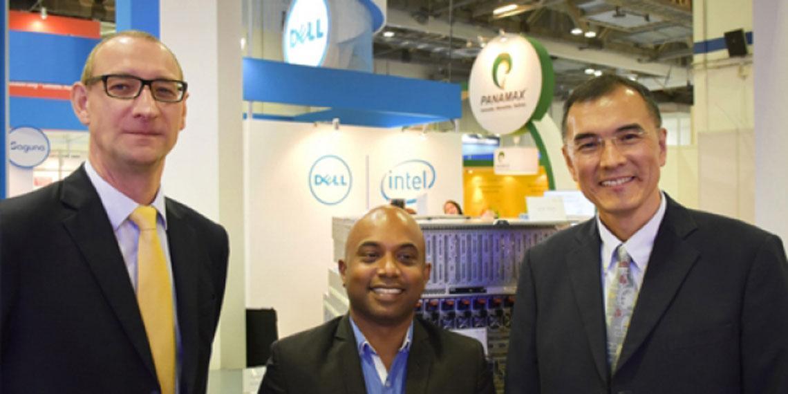 From left to right: Erwin Meyer, General Manager, OEM Solutions, Asia Pacific & Japan; Arul Dharmalingham, NFV Practice Lead, OEM Solutions, Dell, Asia Pacific; David Lin, Business Development Director, OEM Solutions Photo: Zane Small