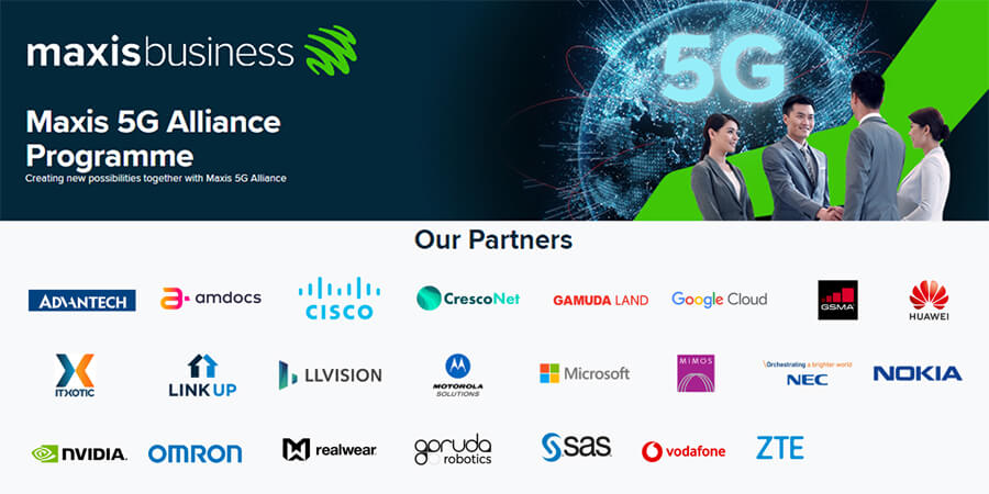 Maxis 5G Alliance Adds New Partners to Advance Tech Breakthroughs